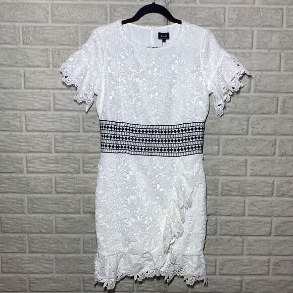 NWT MSRP $149 Bardot Reese Lace A-Line Dress Large - Picture 4 of 11